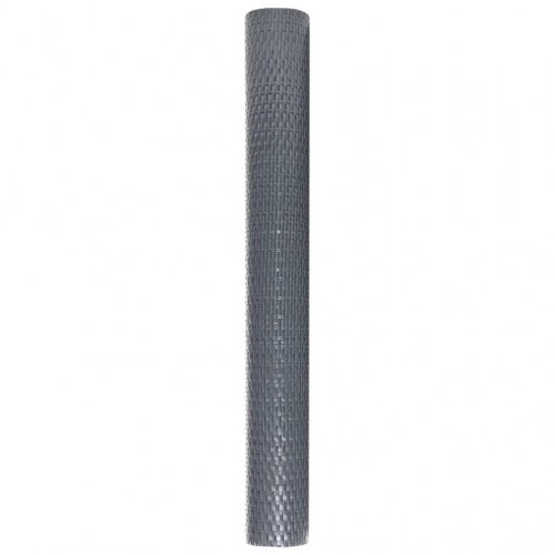 Altanafskærmning 500 × 100 cm i polyrattan - antracitgrå