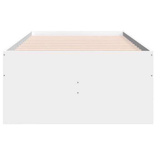 Daybed med skuffer uden madras 75x190 cm hvid