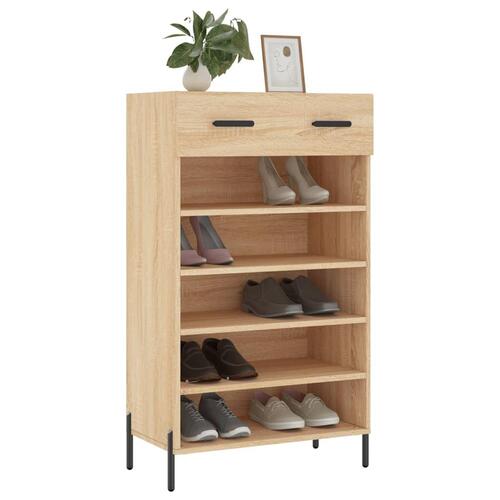 Skoreol 60x35x105 cm konstrueret træ sonoma-eg
