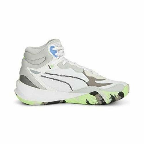 Basketballsko til voksne Puma Playmaker Pro Mid Hvid 43