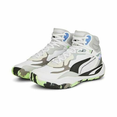 Basketballsko til voksne Puma Playmaker Pro Mid Hvid 43