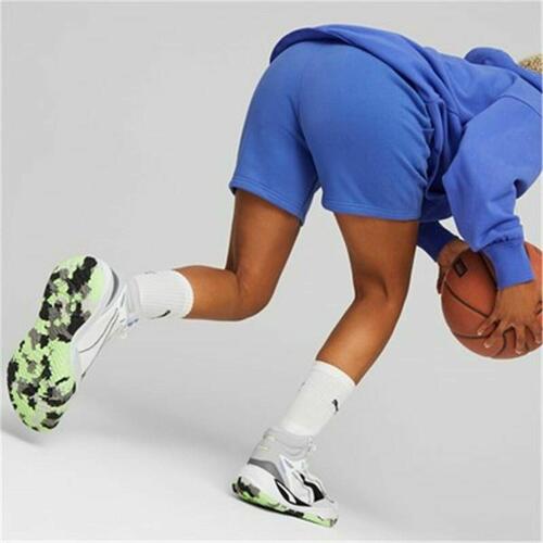Basketballsko til voksne Puma Playmaker Pro Mid Hvid 43