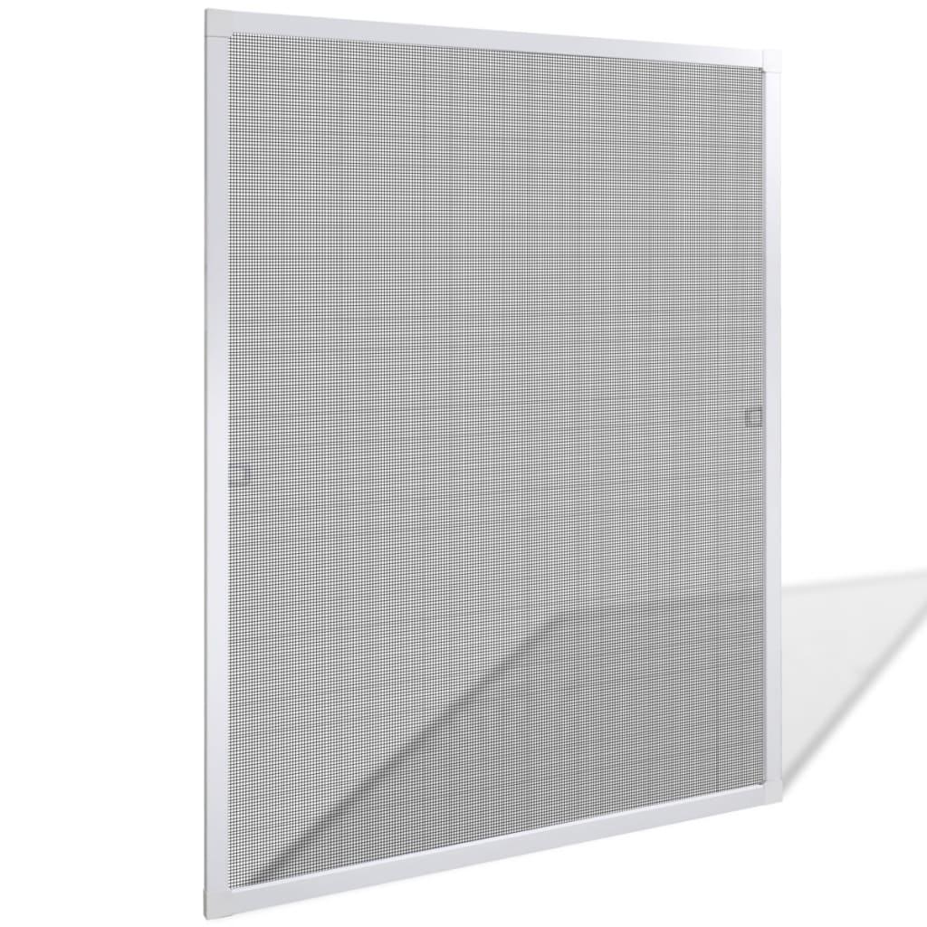 Hvidt insektnet til vinduer 80 x 100 cm