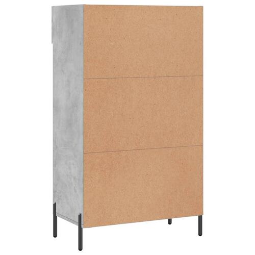 Skoreol 60x35x105 cm konstrueret træ betongrå