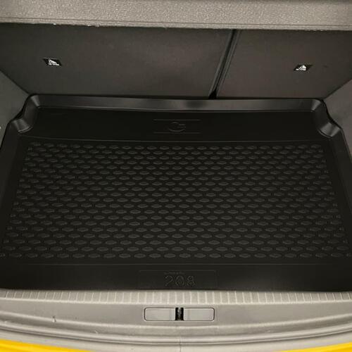 Bagagerumsbakke til Peugeot 208 (2018-), e-208 (2020-) gummi