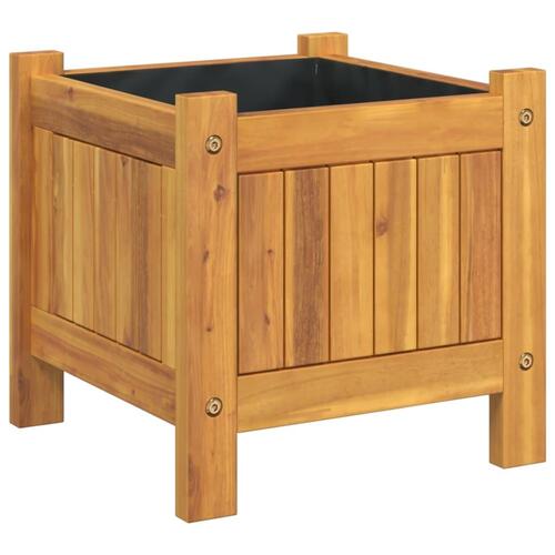 Plantekasse med for 31x31x30 cm massivt akacietræ