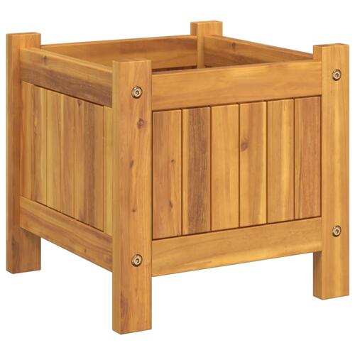 Plantekasse med for 31x31x30 cm massivt akacietræ