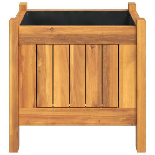 Plantekasse med for 31x31x30 cm massivt akacietræ