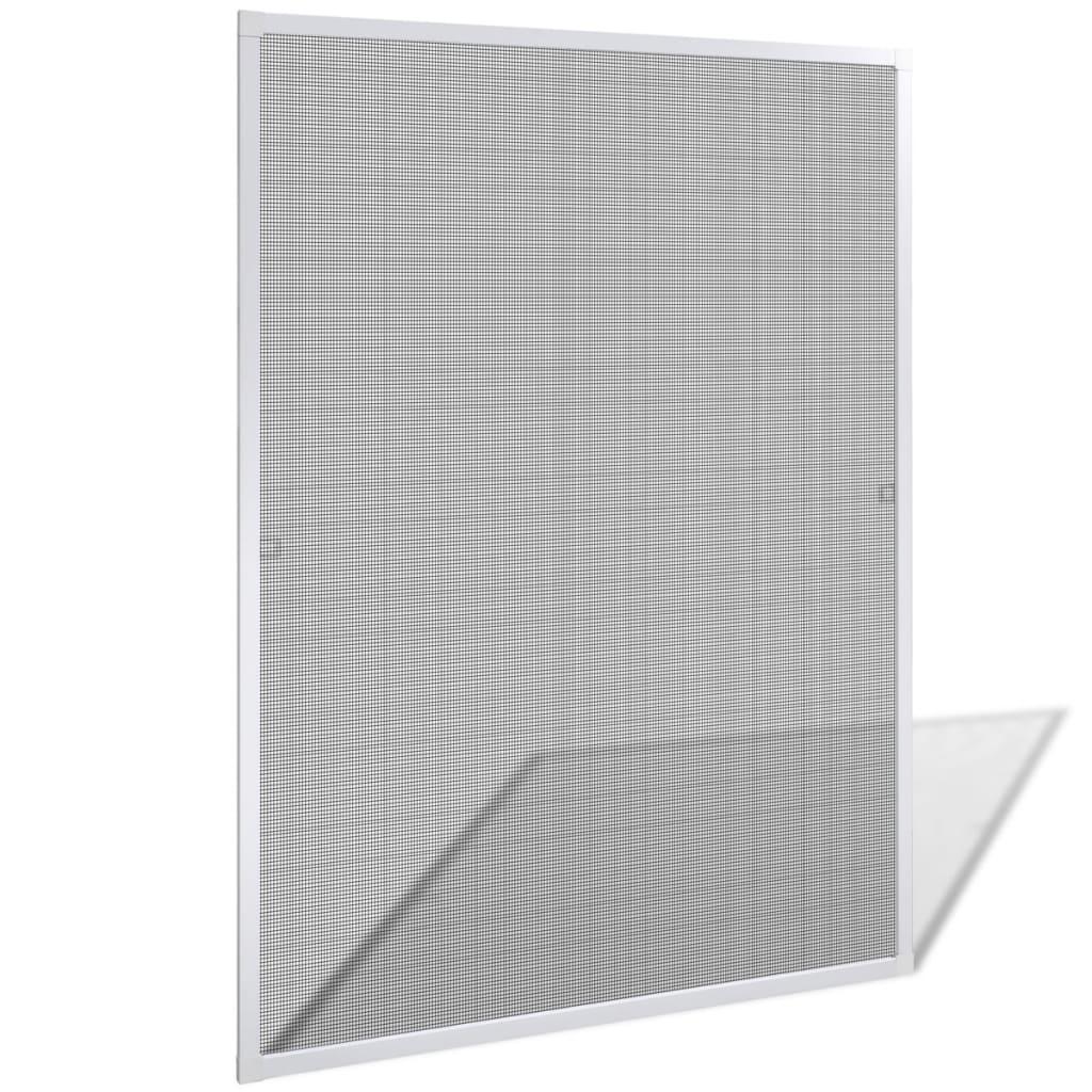 Insektskærm til vinduer 100 x 120 cm hvid