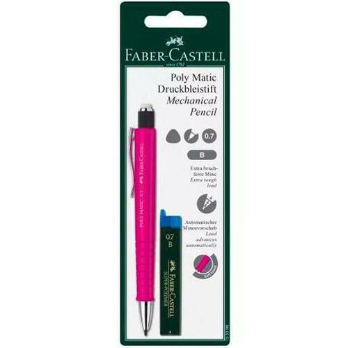 Stiftholder Faber-Castell Grip Matic Pink 0,7 mm (5 enheder)