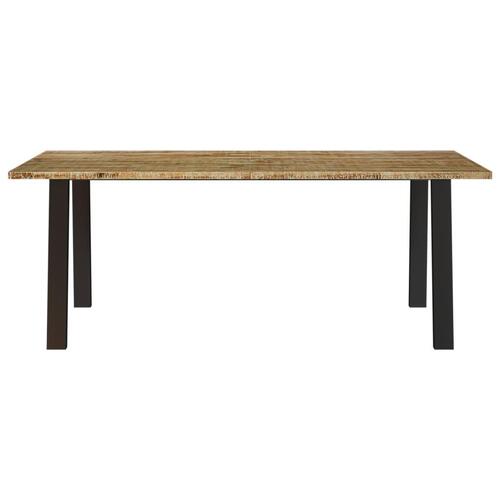 Spisebord 200x90x75 cm massivt akacietræ