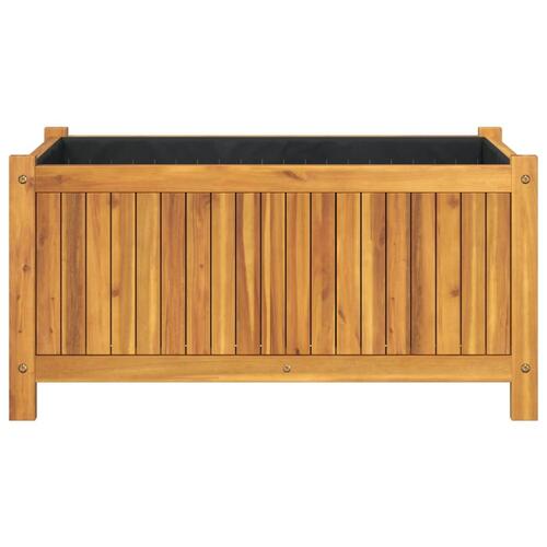 Plantekasse med for 80x42x40 cm massivt akacietræ