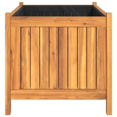 Plantekasse med for 80x42x40 cm massivt akacietræ