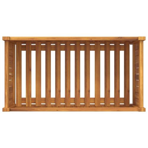 Plantekasse med for 80x42x40 cm massivt akacietræ