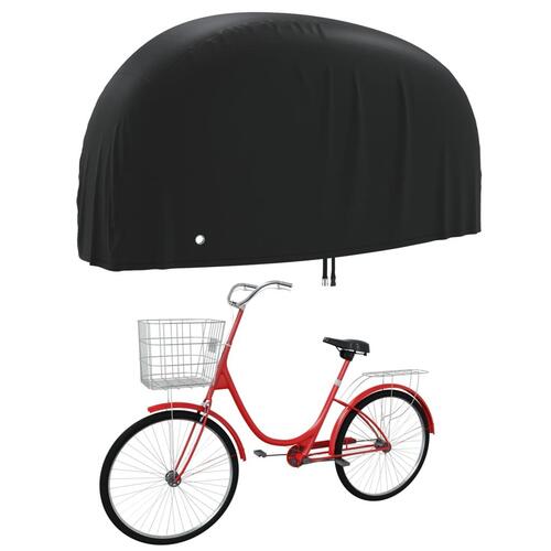 Cykelovertræk 200x85x110 cm 190T oxfordstof sort