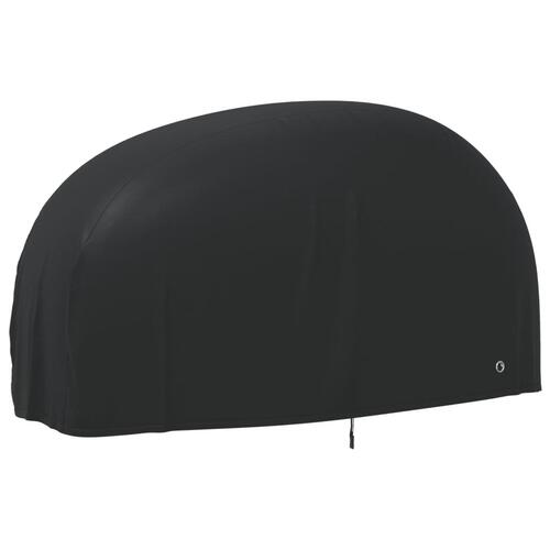 Cykelovertræk 200x85x110 cm 190T oxfordstof sort