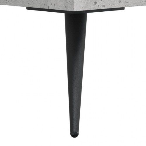 Højskab i konstrueret træ - 34,5 × 34 × 180 cm, betongrå