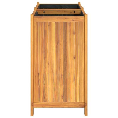 Plantekasse med for 84x42x75 cm massivt akacietræ