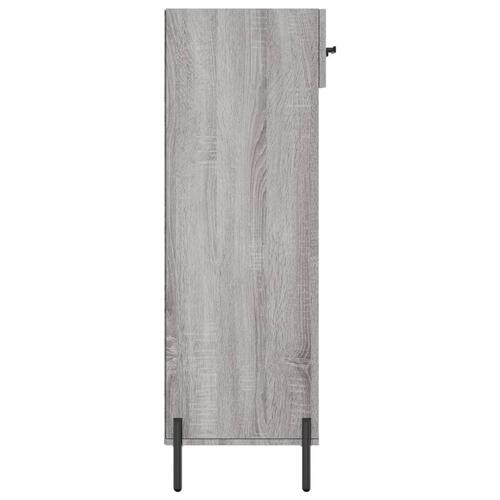 Skoreol 60x35x105 cm konstrueret træ grå sonoma-eg