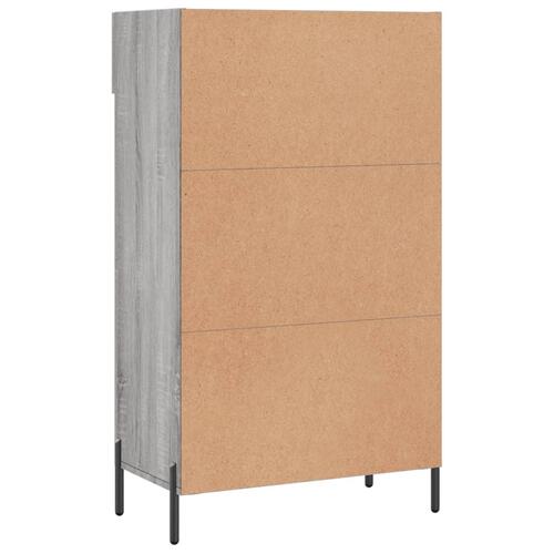 Skoreol 60x35x105 cm konstrueret træ grå sonoma-eg