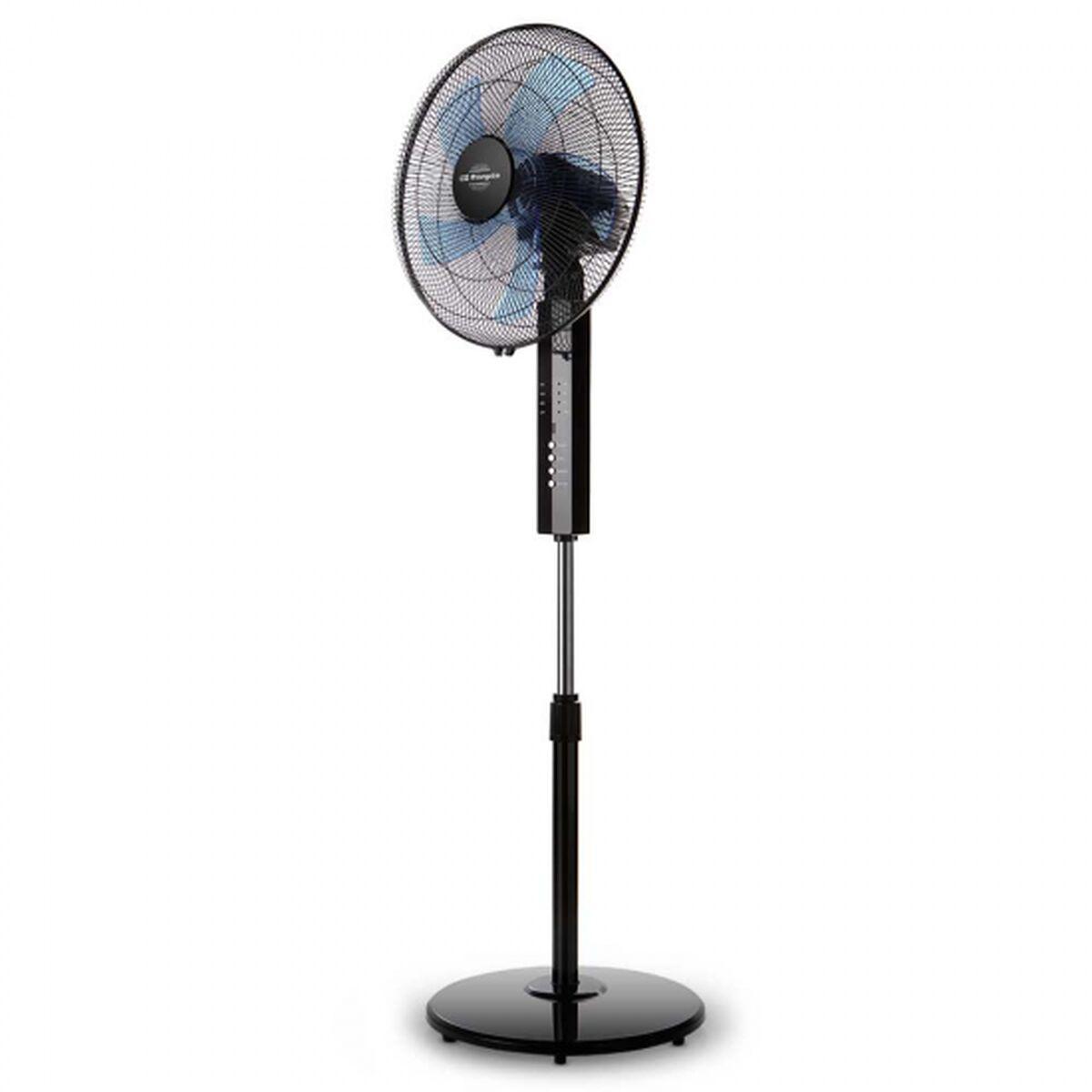 Fritstående ventilator Orbegozo SF 0244 55 W Sort Sort/Blå