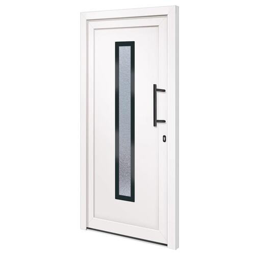 Hoveddør 98x208 cm PVC hvid