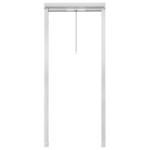 Nedrullelig insektskærm til vinduer hvid 60 x 150 cm