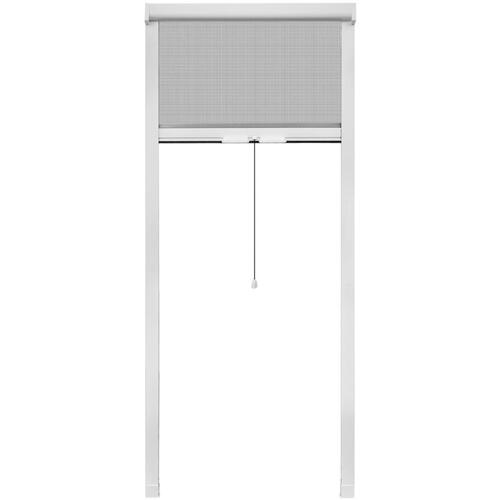 Nedrullelig insektskærm hvid 80 x 170 cm