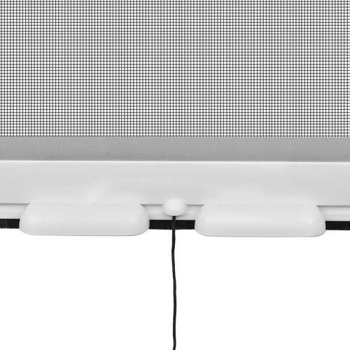 Nedrullelig insektskærm hvid 80 x 170 cm