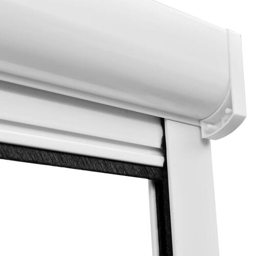Nedrullelig insektskærm hvid 80 x 170 cm