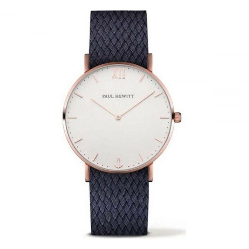 Armbåndsur Paul Hewitt unisex PH-SA-RSTW17S - Ø 39 mm, blå/rem