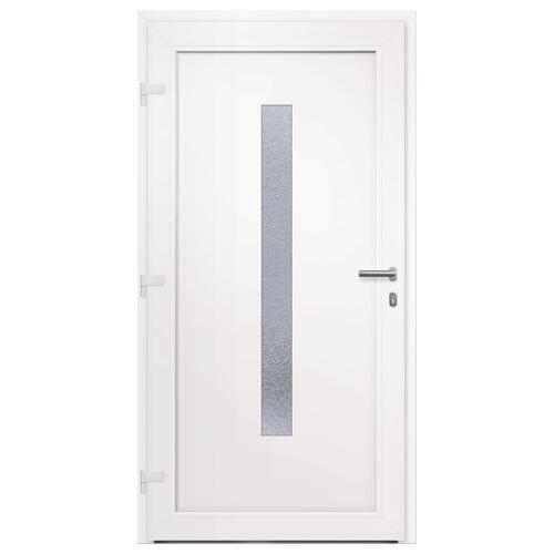 Hoveddør 108x208 cm PVC hvid