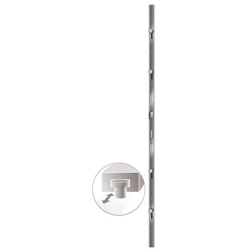 Hoveddør 108x208 cm PVC hvid