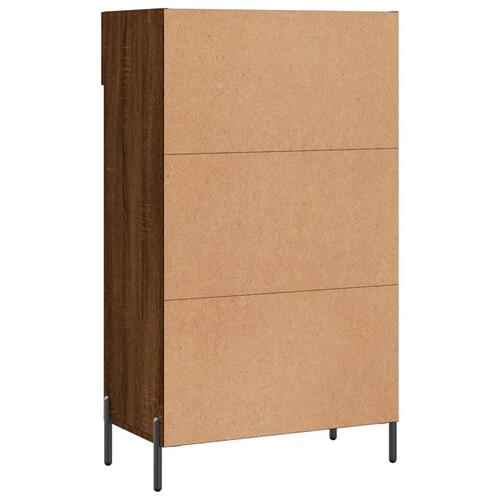 Skoreol 60x35x105 cm konstrueret træ brun egetræsfarve