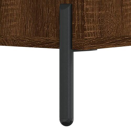 Skoreol 60x35x105 cm konstrueret træ brun egetræsfarve