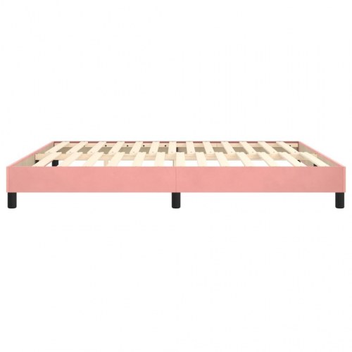 Sengeramme 180x200 cm fløjl pink