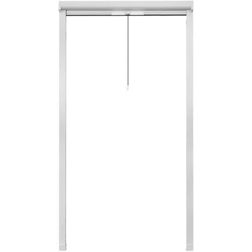 Nedrullelig insektskærm hvid 100 x 170 cm