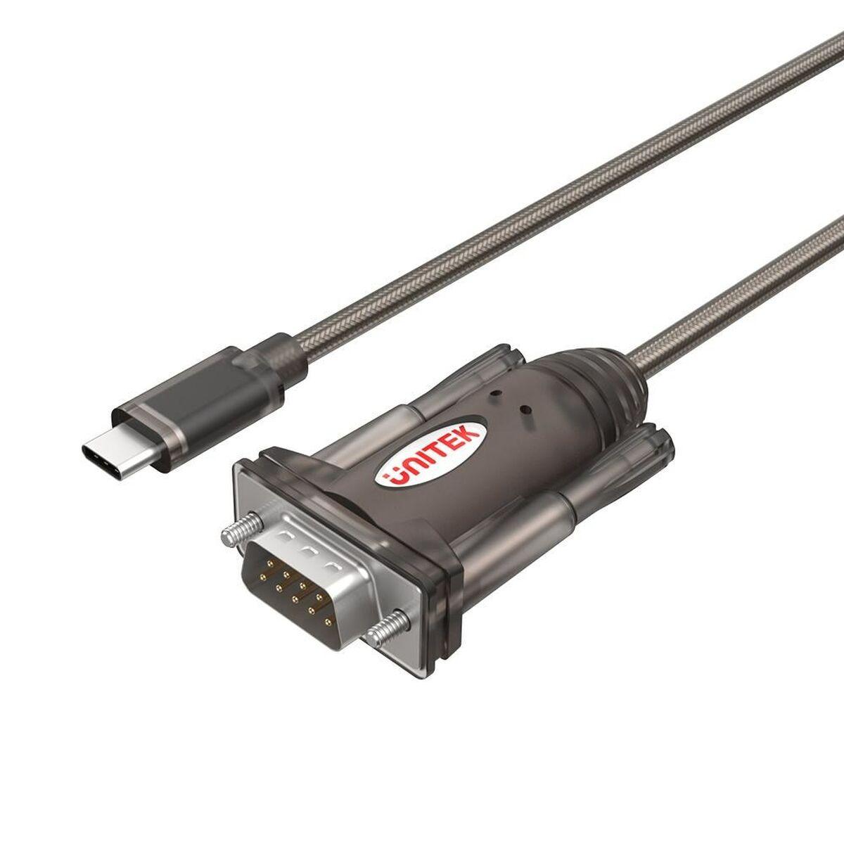 Unitek USB-C til RS-232 (DB9) serieport-adapter - 1,5 m