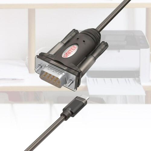 Unitek USB-C til RS-232 (DB9) serieport-adapter - 1,5 m