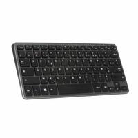 Tastatur Bluestork Azerty Fransk Sort