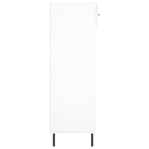 Skoreol 60x35x105 cm konstrueret træ hvid