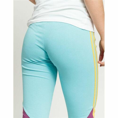 Sport leggings til kvinder Adidas High-Waisted Akvamarin 32