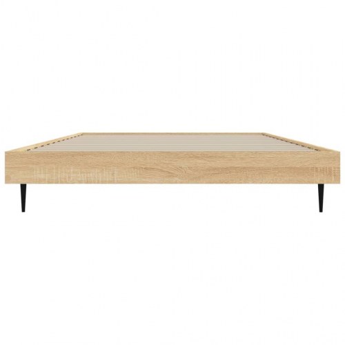Sengeramme 90×190 cm i sonoma-eg - konstrueret træ uden madras