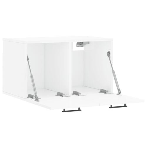 Vægskab 60x36,5x35 cm konstrueret træ hvid højglans