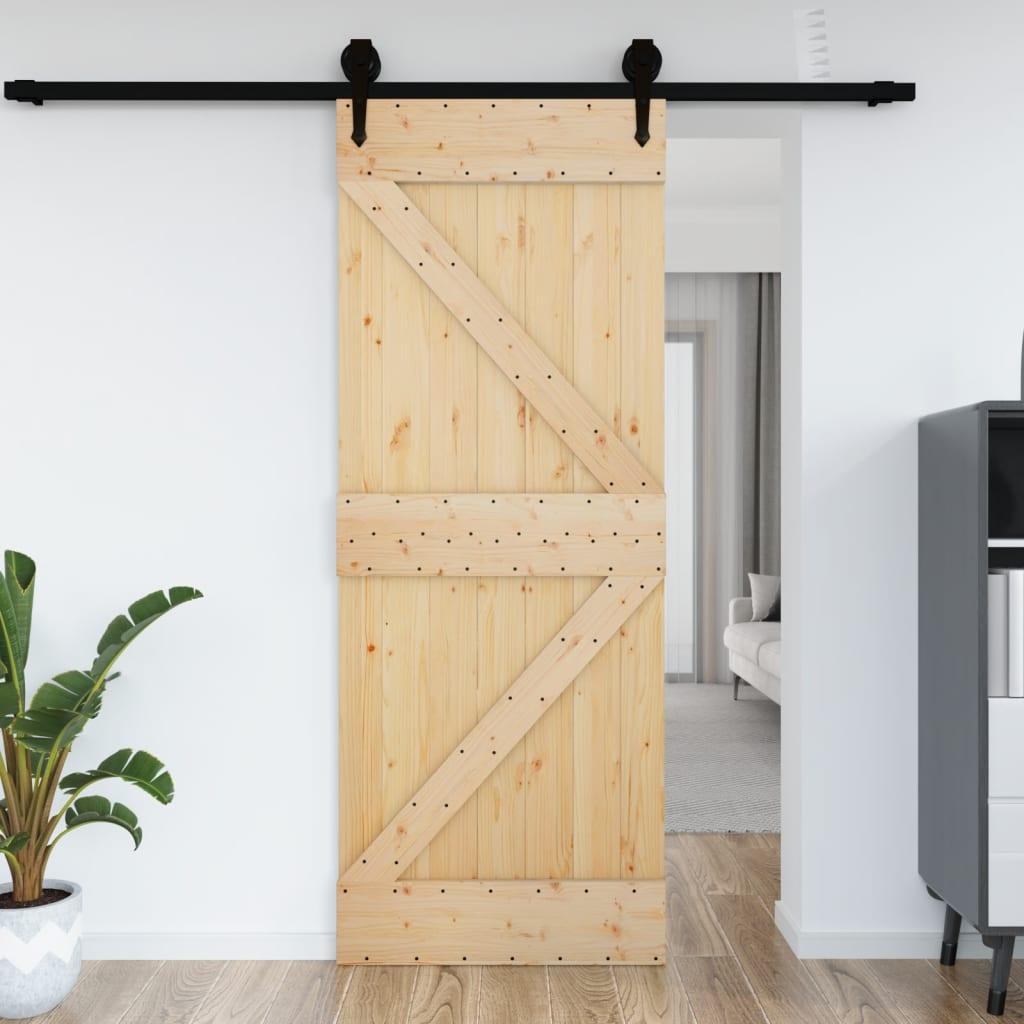 Dør NARVIK 85x210 cm massivt fyrretræ