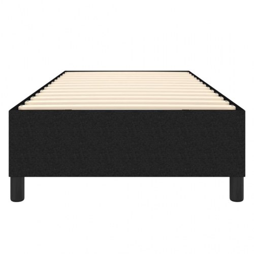 Boxspring sengeramme 90 × 190 cm i sort stof