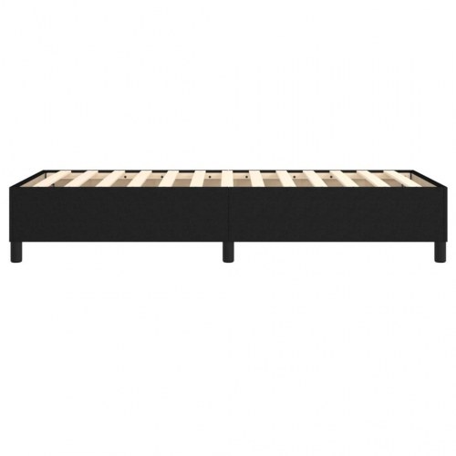 Boxspring sengeramme 90 × 190 cm i sort stof
