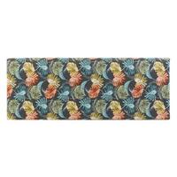 Sengegavl DKD Home Decor Multifarvet Træ Træ MDF 160 x 10 x 60 cm