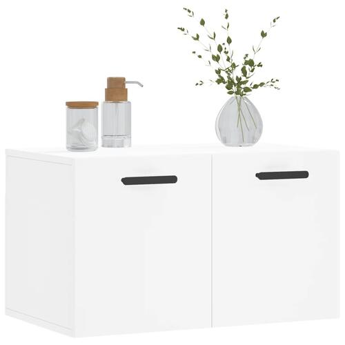 Vægskab 60x36,5x35 cm konstrueret træ hvid