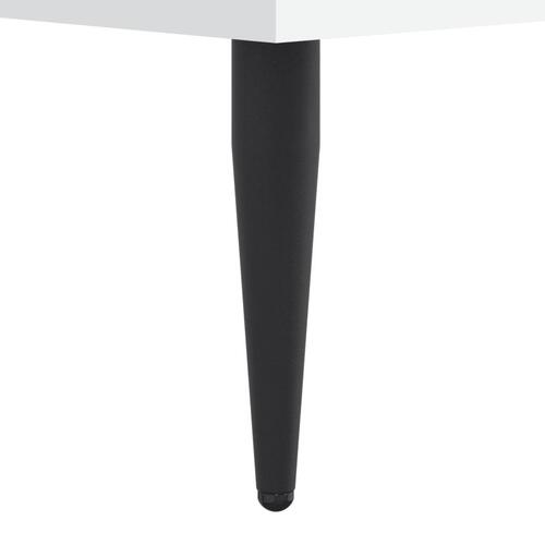Sengeramme 90x190 cm konstrueret træ hvid